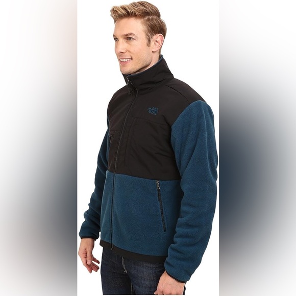 EUC Men’s The North Face Denali Fleece Blue/TNF Black Polartec Fleece Jacket XXL - Picture 7 of 13